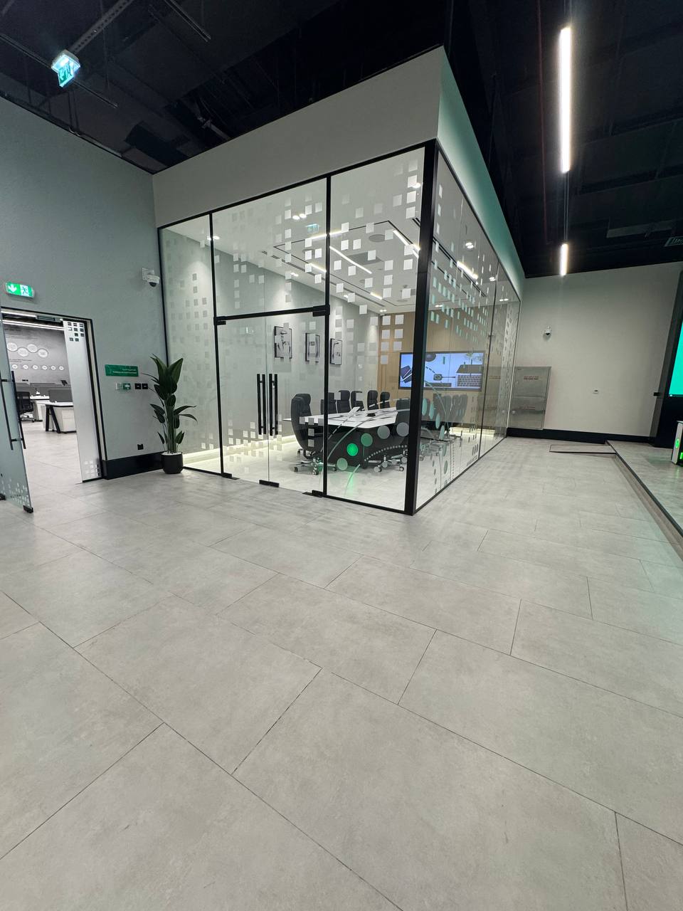 ARC Design – Glass conference room inside the Control Room, Confidential Project, Dubai
