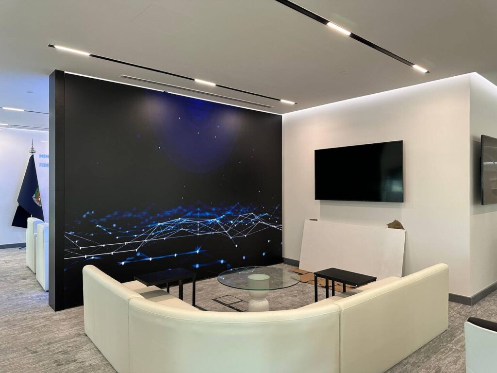 Office fit out in Abu Dhabi with modern ergonomic design