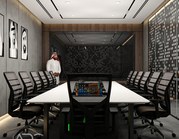 Modern office fit out design in Dubai 2025 by ARC Design